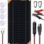 sunapex 10w solar car battery charger & maintainer kit