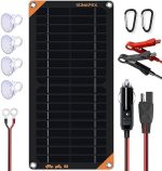 sunapex 10w solar car battery charger & maintainer kit
