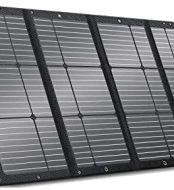 manusage 100w portable solar panel for outdoor camping with durable cable