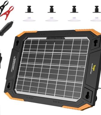 togo power 12v solar panel car battery charger with built-in mppt controller