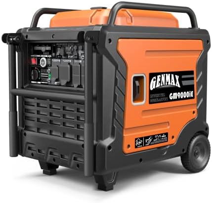 genmax gm9000ie gas inverter generator ultra lightweight