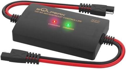 solperk 8a 12v solar charge controller for 12v batteries