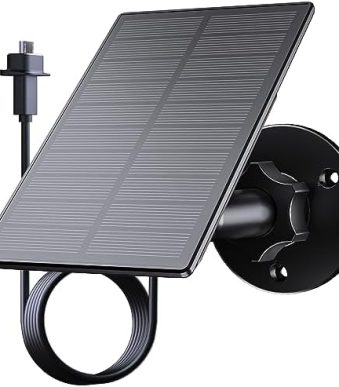 ‎vamtyk solar panel for blink camera outdoor