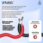 aakl 30ft 10awg solar extension cable for pv panel installation