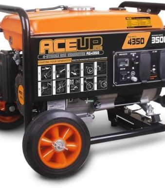 aceup energy portable 4350w gas generator kit