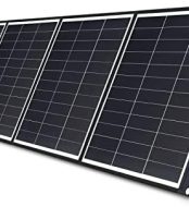 allpowers compact 200w solar panel charger for rv and camping