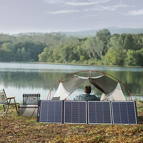 allpowers compact 200w solar panel charger for rv and camping