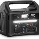 amlink portable power station 300w, 93600mah with led