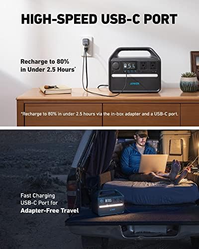 anker 535 portable power station with 512wh battery pack