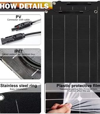 aqwsd 800w solar panel kit with 40a charge controller