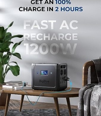 bigblue cellpowa 2500 solar generator with ups and app control