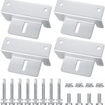 bjbjjiu 4 sets shaped solar panel mounting brackets for rvs