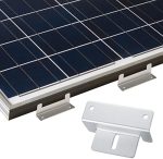 bjbjjiu 4 sets shaped solar panel mounting brackets for rvs