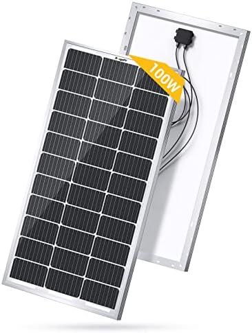bougerv 100w solar panel with high-efficiency mono cells