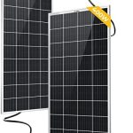 bougerv 400w solar panel for rv, boat, home, off-grid