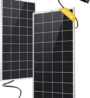 bougerv 400w solar panel for rv, boat, home, off-grid