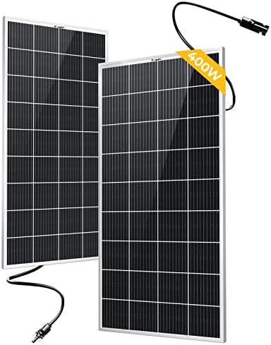 bougerv 400w solar panel for rv, boat, home, off-grid