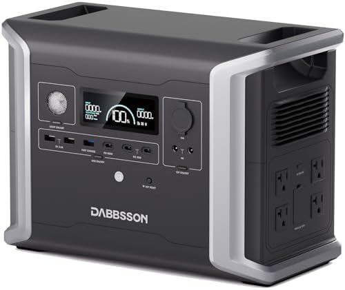 dabbsson portable power station 9400wh solar generator for multiple uses