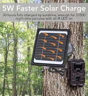 dosarzo 5w trail camera solar panel and 12v solar battery kit