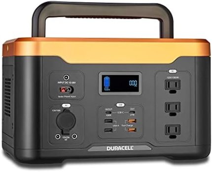 duracell 1000w portable solar generator lightweight, green power solution