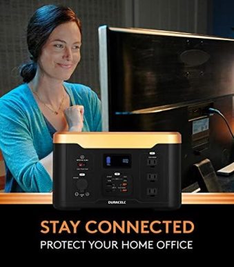 duracell 1000w portable solar generator lightweight, green power solution