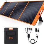 ebl 200w portable solar panel with mc-4 anderson output connector
