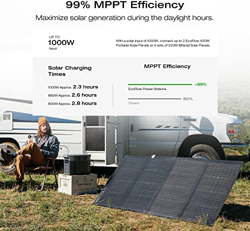 ef ecoflow solar generator delta 2 max with fast dual charging