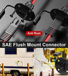 extractme 2ft 10awg sae connector harness with 15a fuse