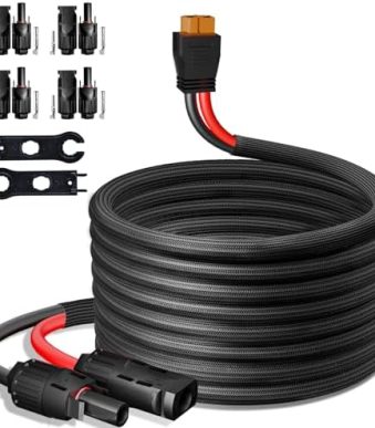 feotech solar to xt60 cable 50ft extension cable