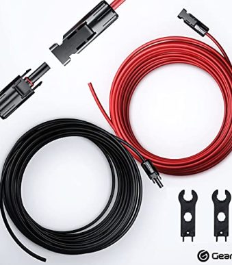 gearit 10awg 100 feet solar extension cable for renewable energy