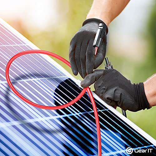 gearit 10awg 100 feet solar extension cable for renewable energy
