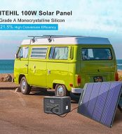 itehil 100w solar panel 18 v monocrystalline with usb output