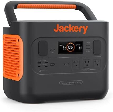 jackery explorer 2000 pro power station with 2160wh capacity