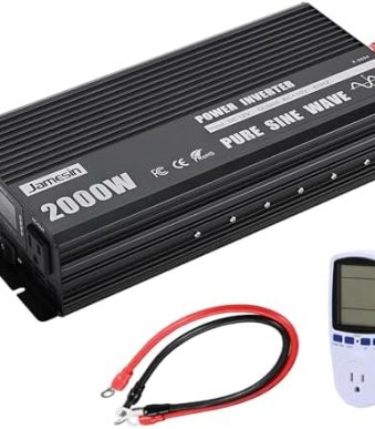 jamesin 2000w pure sine wave inverter with led display
