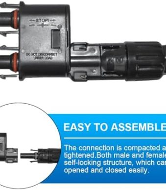 jianhan solar branch connector 50a ip68 waterproof 2 to 1 connectors