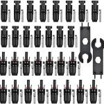 jyft solar panel cable connectors male/female ip67 30a 1000v