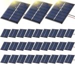 kanayu 30 pcs small solar panels diy system kits