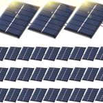 kanayu 30 pcs small solar panels diy system kits