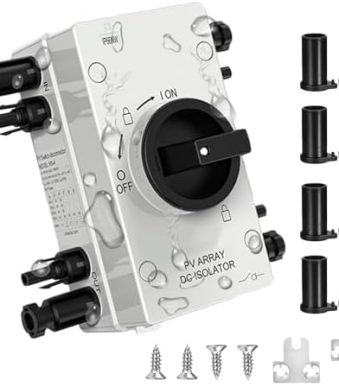 karlkers solar disconnect switch with connectors, 64a, 1000v pv