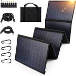 keshoyal 60w foldable solar panel for camping and charging devices