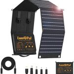 lumopal 60w portable solar charger for outdoor use