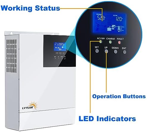 lvyuan solar hybrid charger inverter with 3000w power