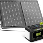 marbero 80w solar generator with solar panel included