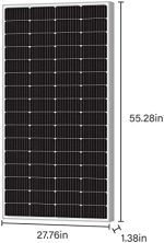 newpowa 200w 24v solar panel for off-grid systems