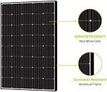 newpowa 250w monocrystalline solar panel for off-grid systems