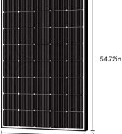 newpowa 250w monocrystalline solar panel for off-grid systems