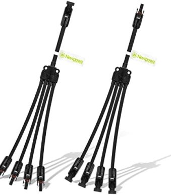 newpowa parallel branch connector for solar panel