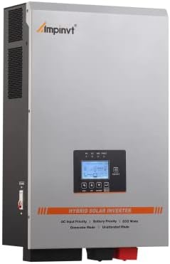oae 6000w hybrid solar inverter with mppt, charger, and split phase