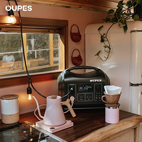 oupes 1800w portable solar generator for home and outdoor use