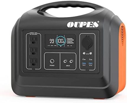 oupes 1800w portable solar generator for home and outdoor use